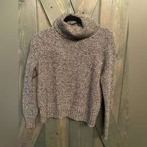 Crossback Turtleneck Sweater